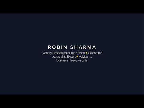 Live Webinar w/Robin Sharma – How the World's Greatest People Grow Productivity, Prosperity + Peace